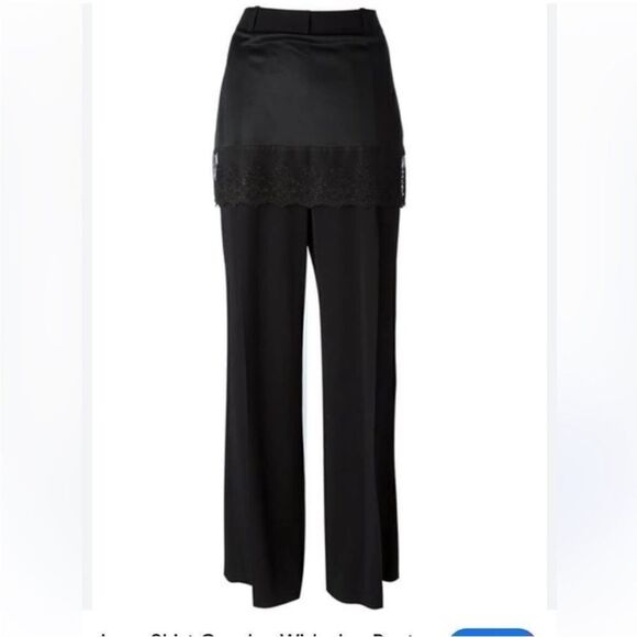 Givenchy Elegant Black Women's Pants with overlay, S - Picture 1 of 15